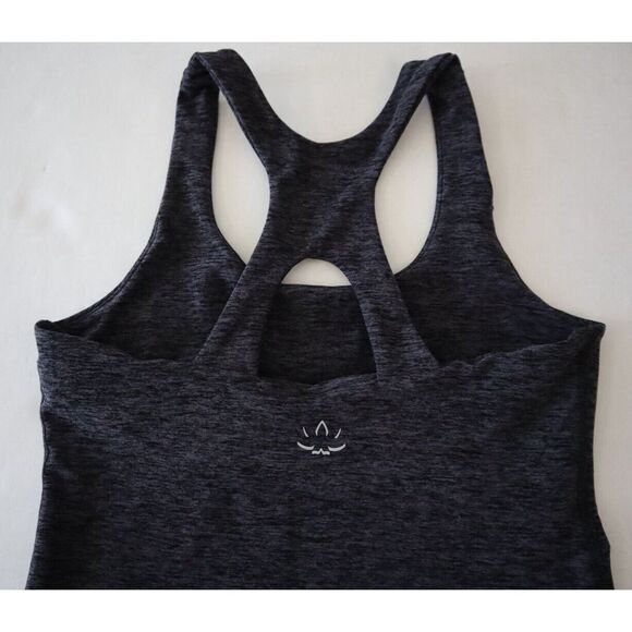Beyond Yoga SM14AW Women's Sz XS Nocturnal Navy Built-In Bra Racerback Tank Top - Picture 3 of 4